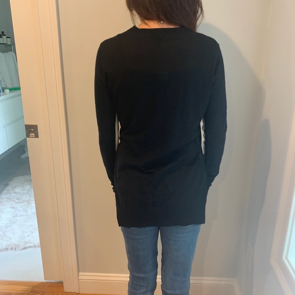 Rag and Bone Cream/Black Cashmere Sweater S - Picture 4 of 5